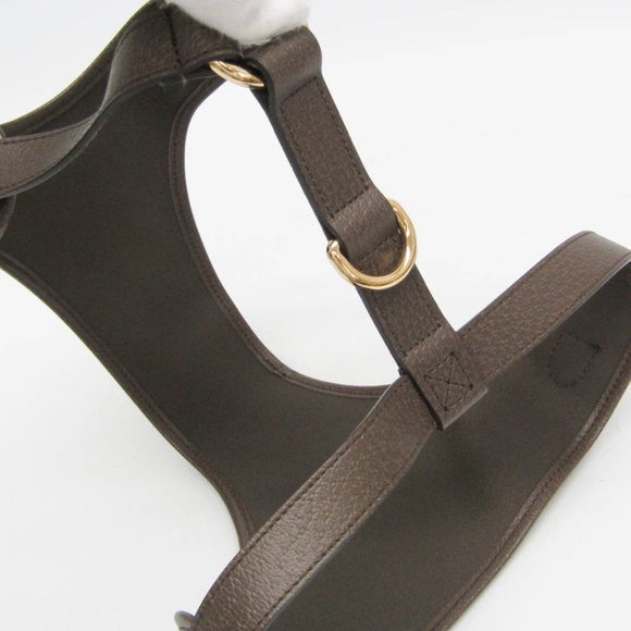 Gucci GG Supreme Harness 692964 Dog Harness PVC Leather Beige,Dark Brown - Picture 8 of 11